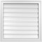 Ekena Millwork Vertical Surface Mount PVC Gable Vent: Functional, w/ 2"W x 1-1/2"P Brickmould Frame, 26"W x 26"H GVPVE26X2602SF - alternate 1